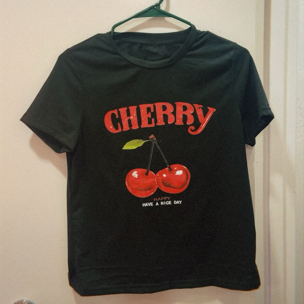 cute cherry top for woman